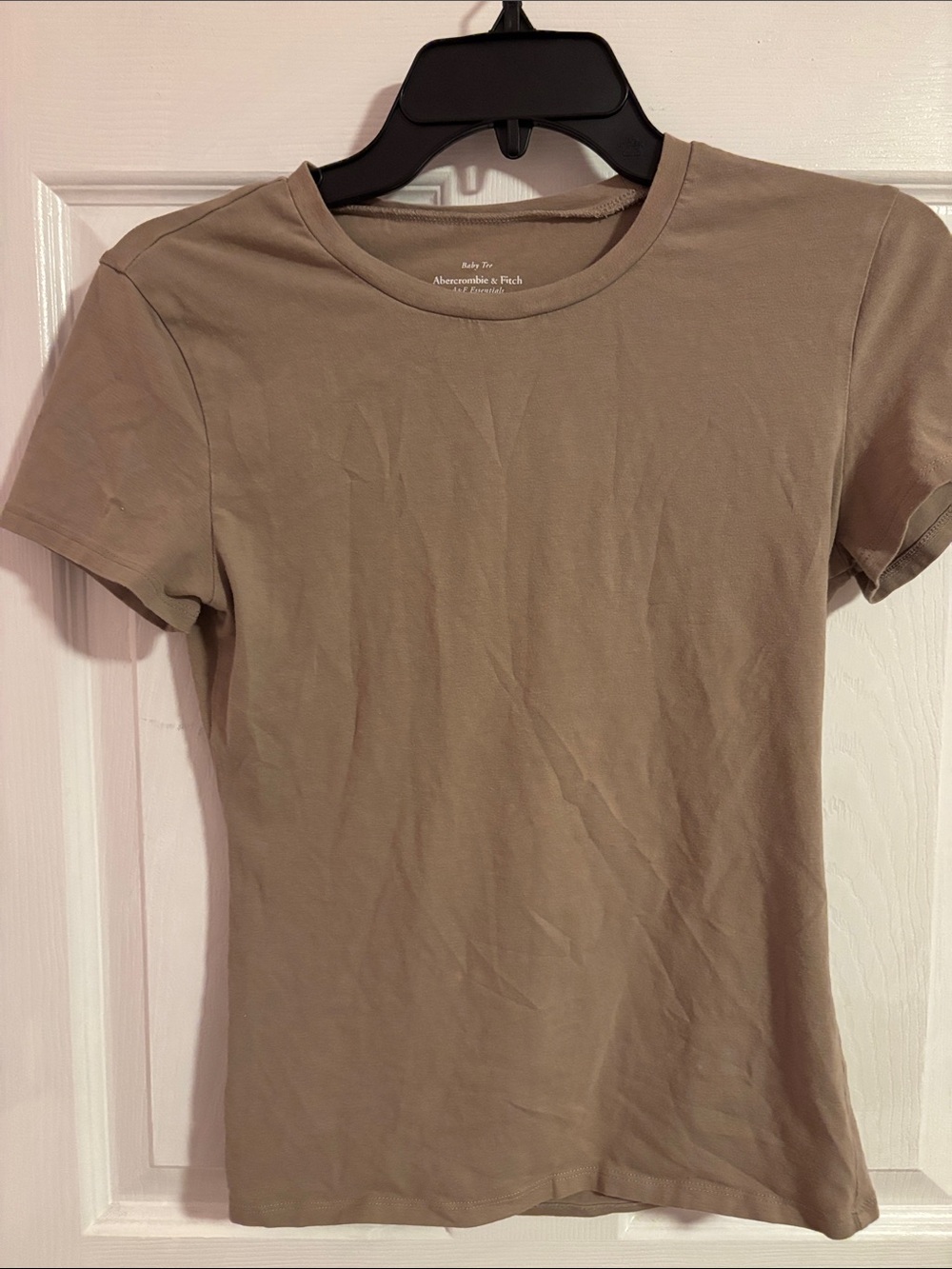 Abercrombie & Fitch Short Sleeve Crew Tee - Taupe Green